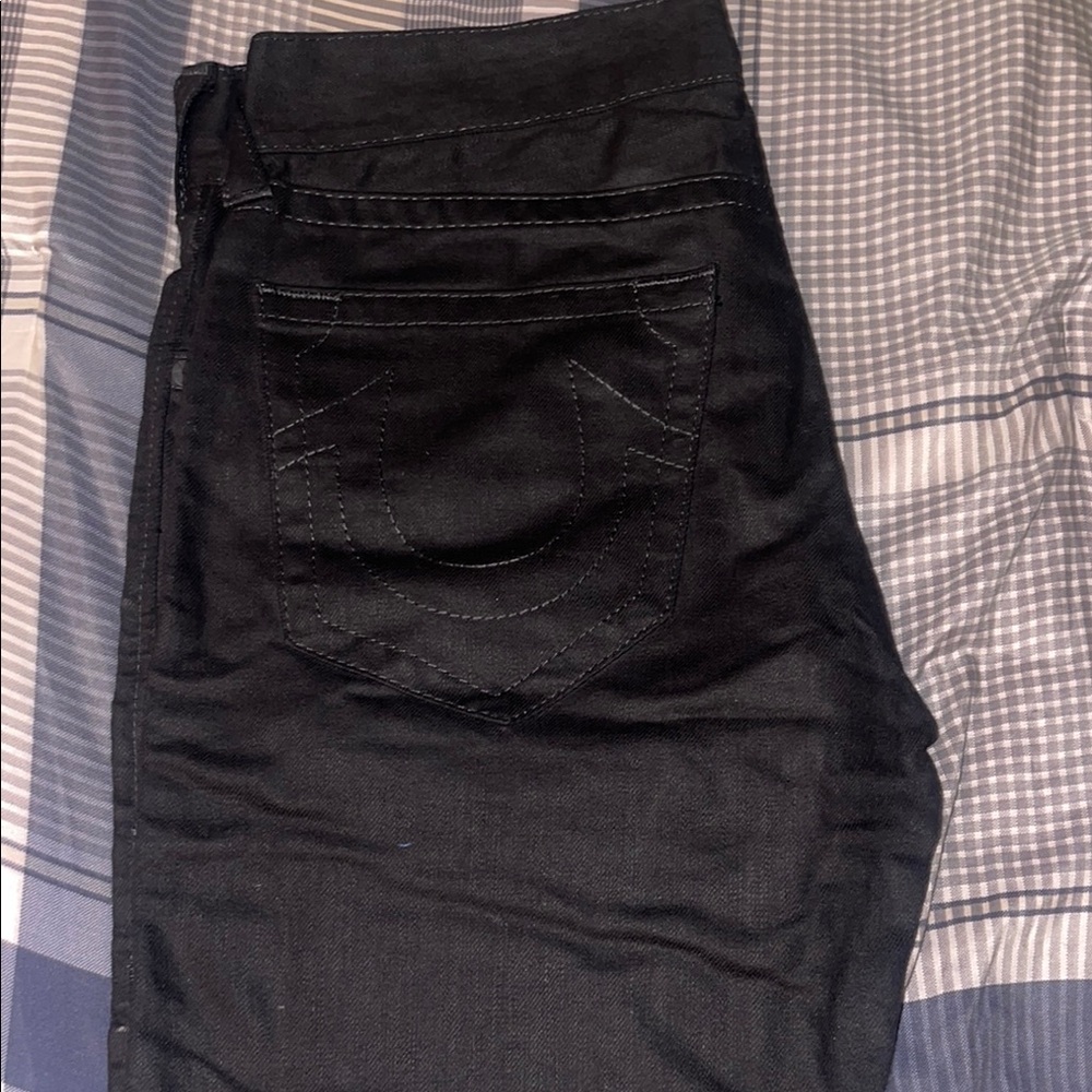 True Religion Black Slim Jeans